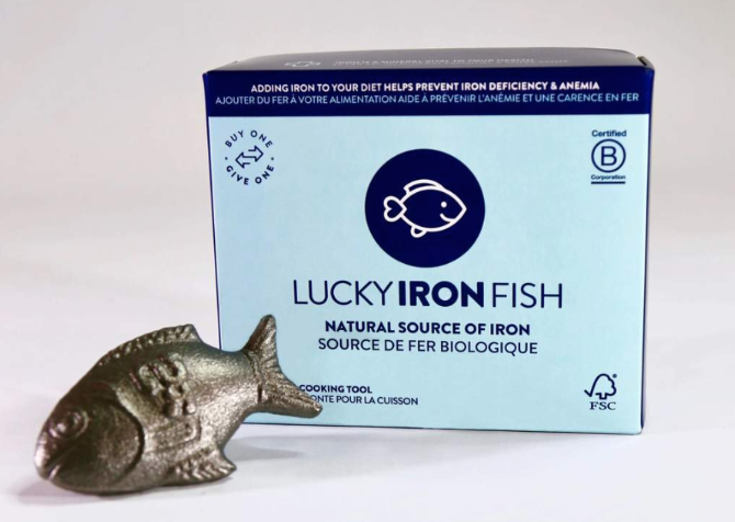 Dr. Aileen Gray's Lucky Iron Fish!